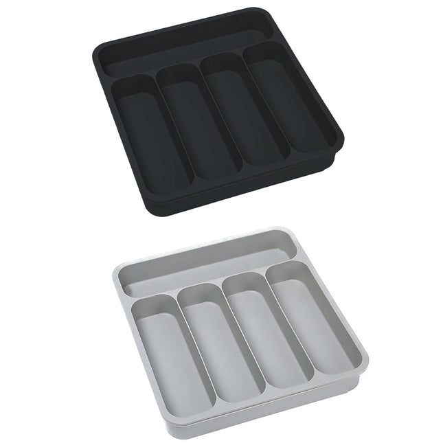 Expandable Cutlery Drawer Organizer Adjustable 6 Slot Kitchen Utensil Tray