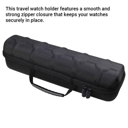 Watch Storage Bag 5 Slot Portable Case Travel Watch Roll Organizer for Men Women