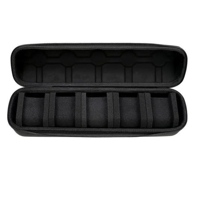Watch Storage Bag 5 Slot Portable Case Travel Watch Roll Organizer for Men Women