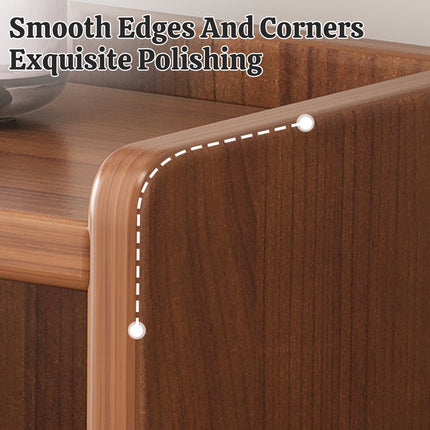 New Chinese Style Multi Functional Bedside Table Solid Wood Storage Drawer