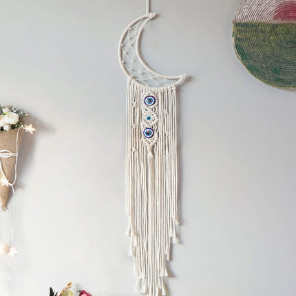Macrame Wall Hanging Tapestry Cotton Rope Bohemian Tassels 95cm