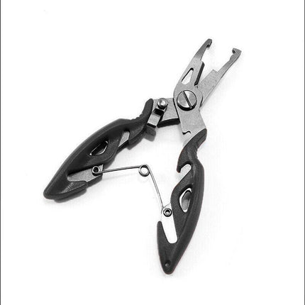 Fishing Pliers Scissors Line Cutter Braid Split Ring Tool Lip Grip Tackle Au - Aimall