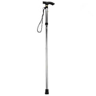 Lightweight Adjustable Folding Walking Stick Aluminium Travel Cane Non Slip AU - Aimall