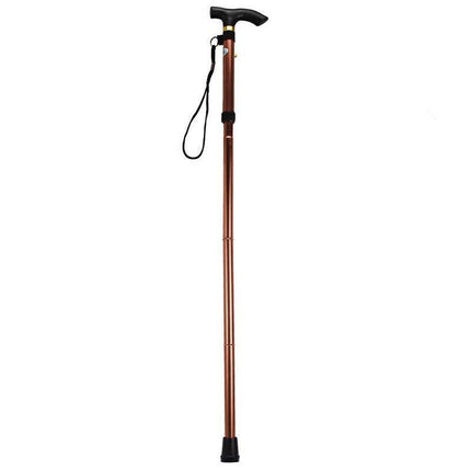 Lightweight Adjustable Folding Walking Stick Aluminium Travel Cane Non Slip AU - Aimall