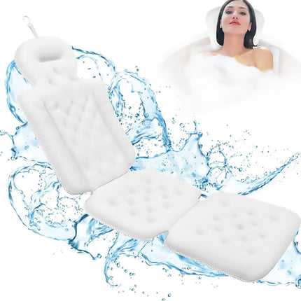 Bathtub Non Slip Comfort Pillow Soft Waterproof For Bathroom Spa Relaxation Use