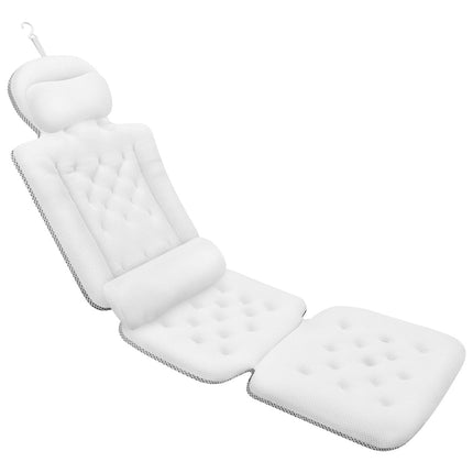 Bathtub Non Slip Comfort Pillow Soft Waterproof For Bathroom Spa Relaxation Use