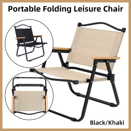 Portable Outdoor Folding Chair Light Aluminum Alloy Stool for Camping Picnic