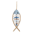 Fish Shaped Wall Hanging Decor Small Nautical Style Home Decoration Art Ornament