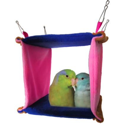 Parrot Hammock Bird Nest Warm Comfortable Bird Cage Accessory Pet Bed Cozy