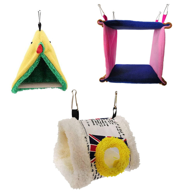 Parrot Hammock Bird Nest Warm Comfortable Bird Cage Accessory Pet Bed Cozy