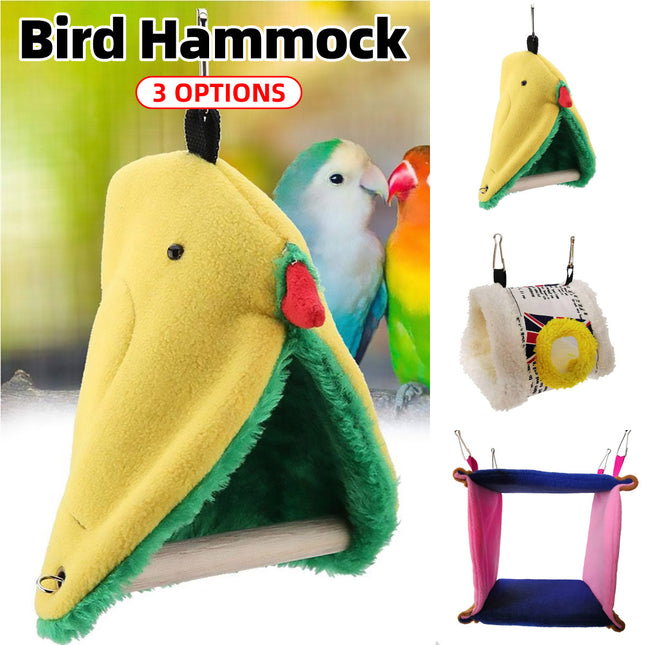 Parrot Hammock Bird Nest Warm Comfortable Bird Cage Accessory Pet Bed Cozy
