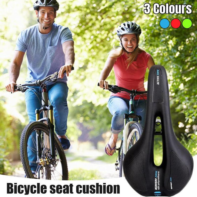 MTB Saddle Hollow Comfort Bicycle Seat Universal Cushion Soft Riding Saddle