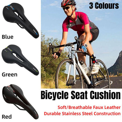 MTB Saddle Hollow Comfort Bicycle Seat Universal Cushion Soft Riding Saddle