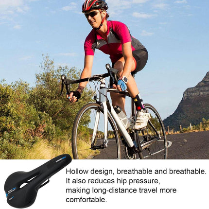 MTB Saddle Hollow Comfort Bicycle Seat Universal Cushion Soft Riding Saddle