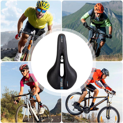 MTB Saddle Hollow Comfort Bicycle Seat Universal Cushion Soft Riding Saddle