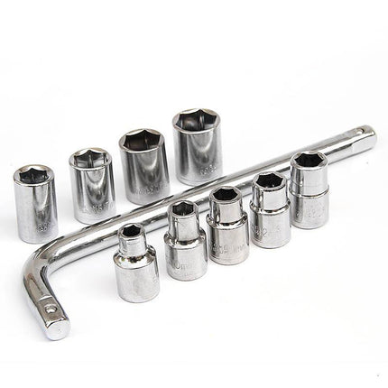 27 Piece Socket Wrench Tool Set Metric 4 to 21mm Case