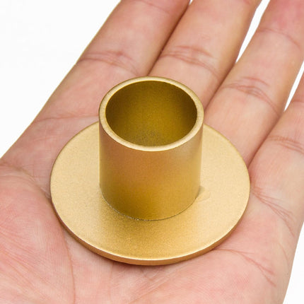 4PCS Retro Metal Candle Holder Set Rustproof for Home Wedding Christmas Tabletop