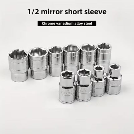 T Handle Socket Set 13 Piece 8 to 19mm Metric 1/2 Drive