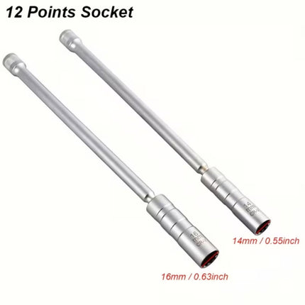 Magnetic Spark Plug Socket Extensions 14mm 16mm Swivel