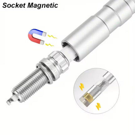 Magnetic Spark Plug Socket Extensions 14mm 16mm Swivel