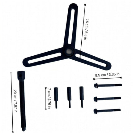 Motorcycle Crankcase Splitter Puller Tool Kit Steel Case