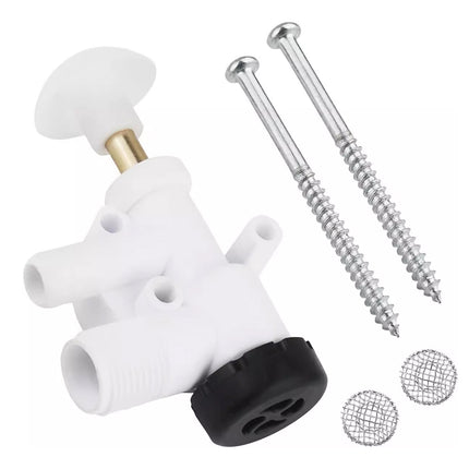 RV Water Valve Kit Camper Plumbing Valve Set Trailer Water Line Replacement Part