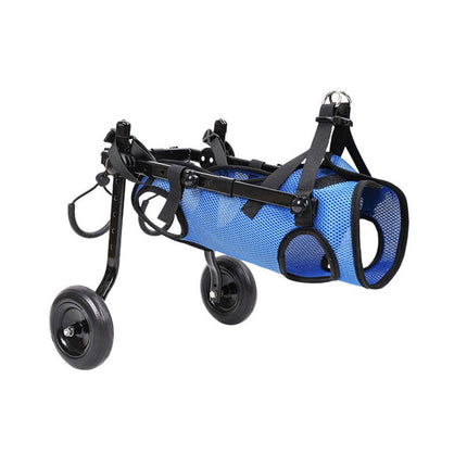 Pet Wheelchair Mobility Cart for Elderly Disabled Dog Walking Assistance Fixed