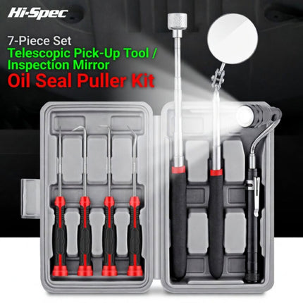 7pcs Automotive Seal Puller Pick Tool Set Case