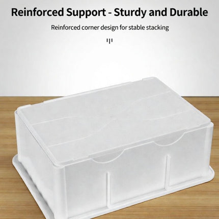 PP Dough Proofing Box With Lid 60x40x7.5cm
