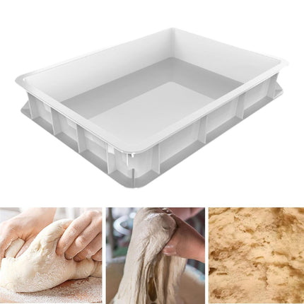 PP Dough Proofing Box With Lid 60x40x7.5cm