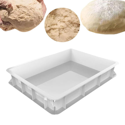 PP Dough Proofing Box With Lid 60x40x7.5cm