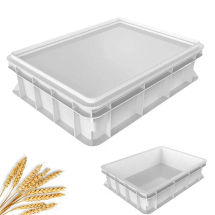 PP Dough Proofing Box With Lid 60x40x7.5cm