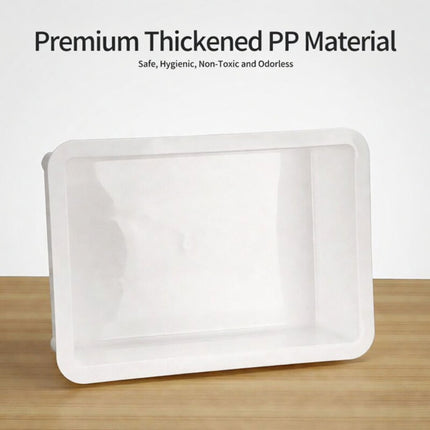 PP Dough Proofing Box With Lid 60x40x7.5cm