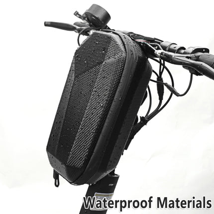 Large Electric Scooter Bag Hard Shell Pouch Front Storage Waterproof Scooter