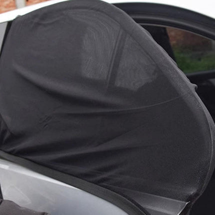 2pcs Car Window Screen Mesh Universal Anti Mosquito Sunshade Curtain Protector