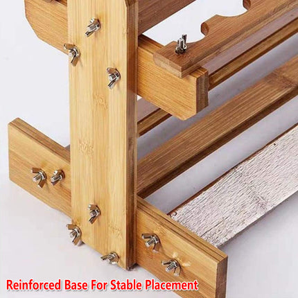 Fishing Rod Display Rack Storage Stand Net Rod Organizer Holder for Garage Shop