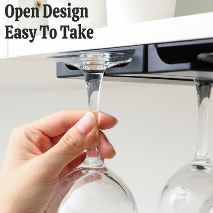 Wine Glass Hanging Rack Set 2 Pieces Red Wine Rack for Storage and Draining