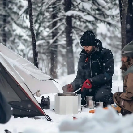 2X 10 Plates Camping Stove Wind Shield Foldable Aluminum Alloy Portable Windproof