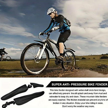Mountain Bike Fenders Bicycle Mudflaps Rain Guard Splash Guard for Bike Wheels