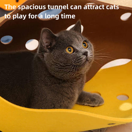 Pet Cat Tunnel Toy Sleeping Playing Passageway Connect Cat Drill Tunnel Bed
