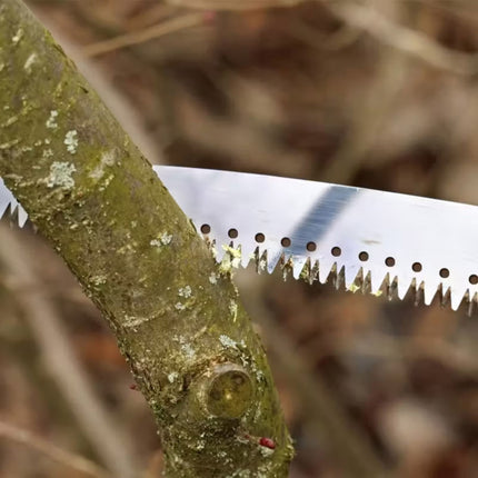 Double Hook Curved Pruning Saw Pole Ready