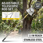 Telescopic Fruit Picker Kit 2.1m 3 Piece Set