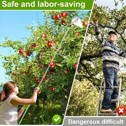 Telescopic Fruit Picker Kit 2.1m 3 Piece Set