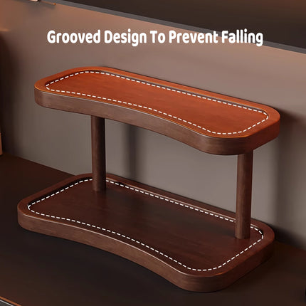 2 Tier Cup Holder Storage Rack Countertop for Kitchen Mugs Teacups Organizer