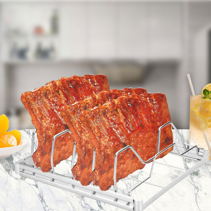 Beef Short Ribs Grill Barbecue Net Outdoor Grill Rack Cooking Meat Vegetables
