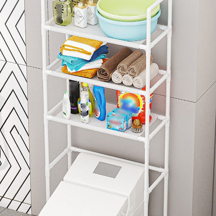 Kitchen Bathroom Floor Standing Storage Rack Multi Layer Sturdy Waterproof