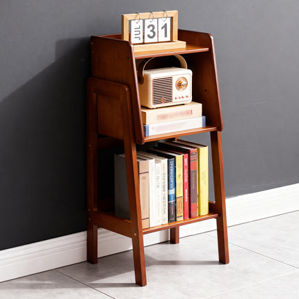 Simple Bookshelf Floor Standing Bookcase Sturdy Large Capacity for Home Office