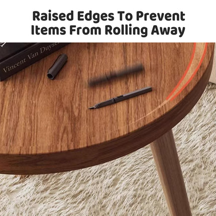 Small Tea Table Basic Model Round Coffee Table Living Room Sofa Corner Table