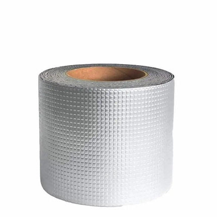 5m Waterproof Tape Butyl Rubber Aluminium Foil Roof Pipe Caravan Repair Flashing - Aimall