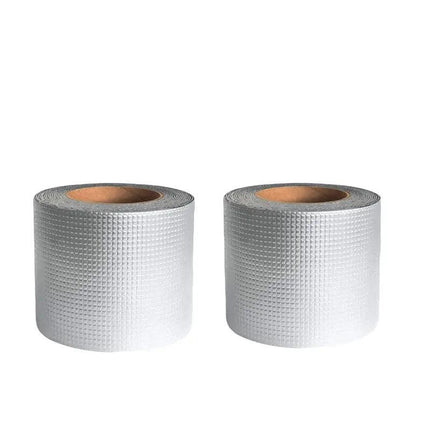 5m Waterproof Tape Butyl Rubber Aluminium Foil Roof Pipe Caravan Repair Flashing - Aimall